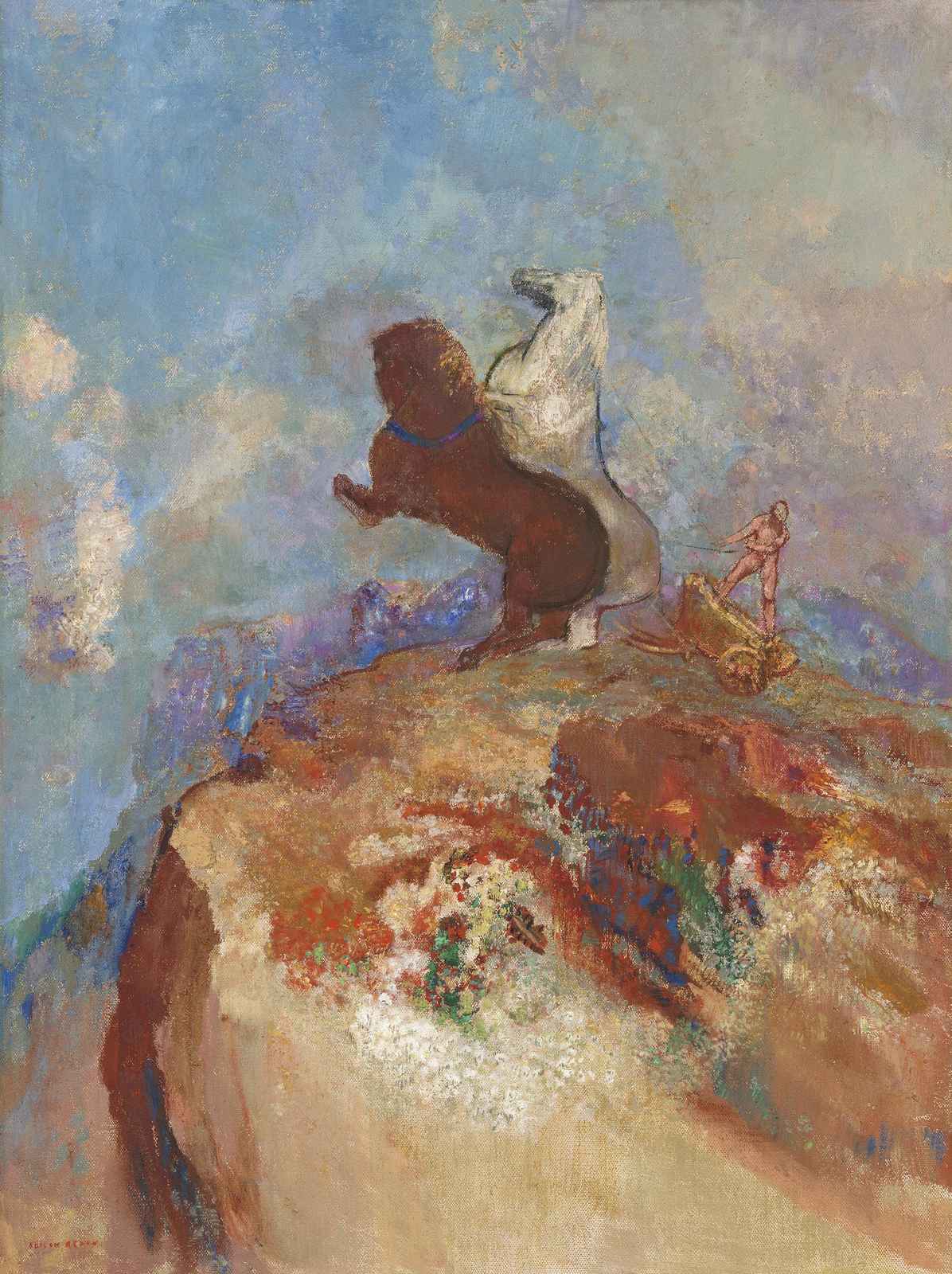 Mythic Horses Struggle Wall Art
