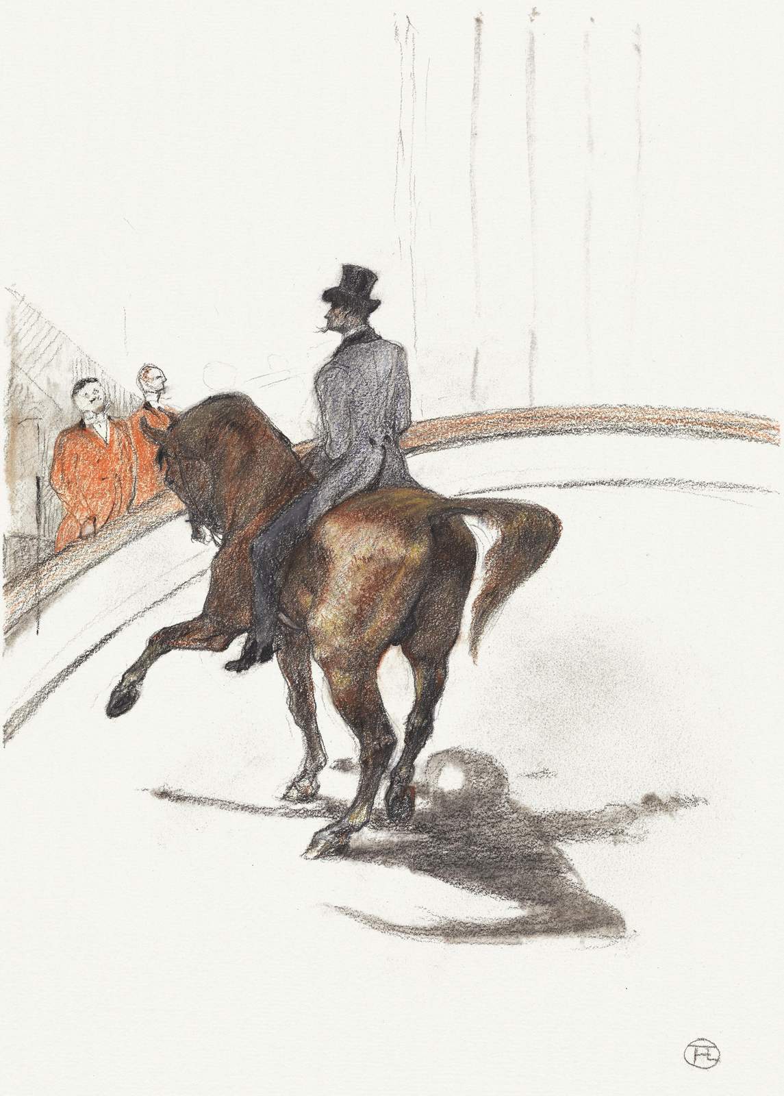 Equestrian Circus Rider Top Hat Wall Art