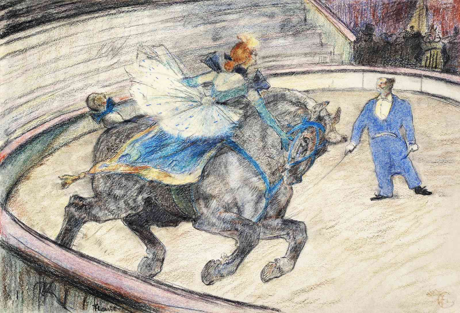 Equestrian Circus Dancer Wall Art