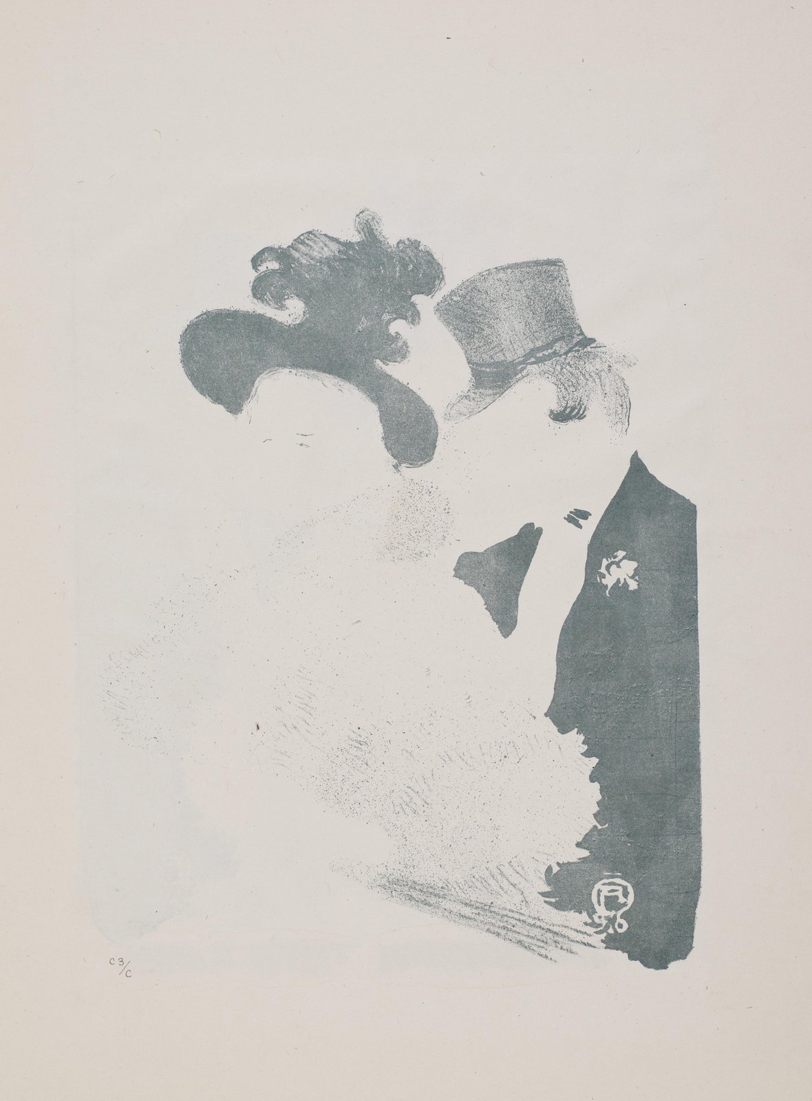 Elegant Couple Portrait Vintage Wall Art
