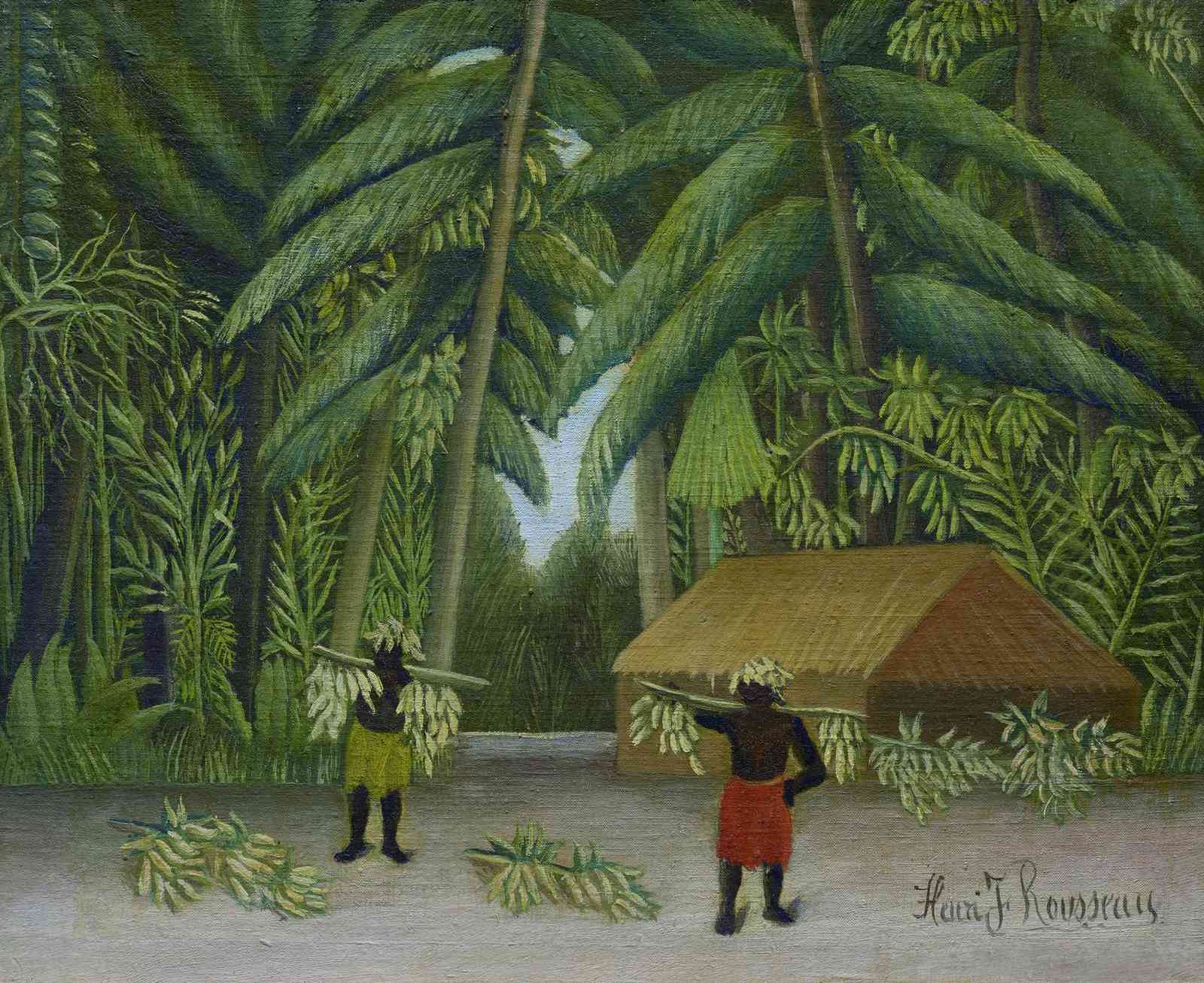 Exotic Jungle Scene Wall Art