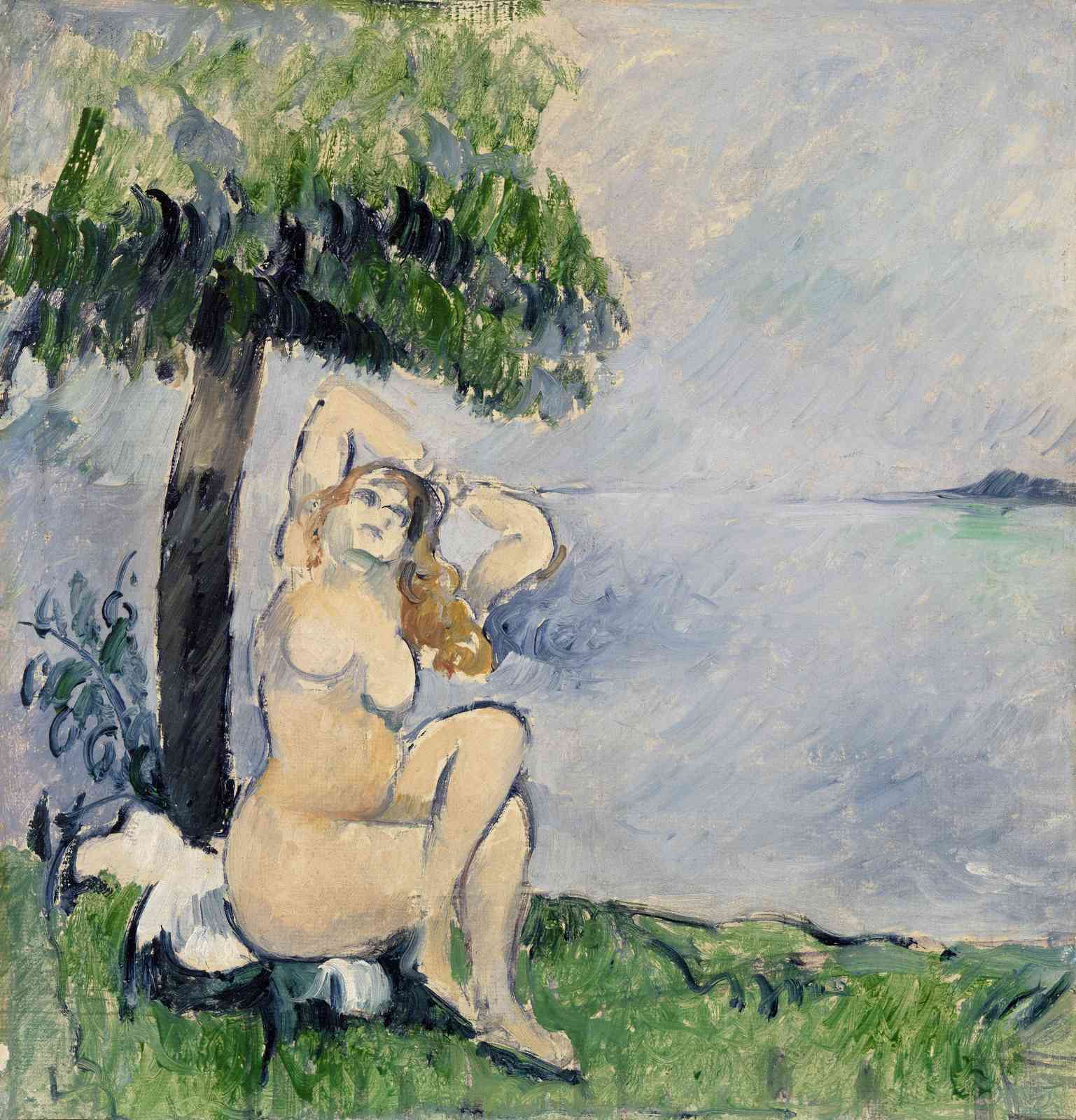 Impressionist Nude by Water Wall Art