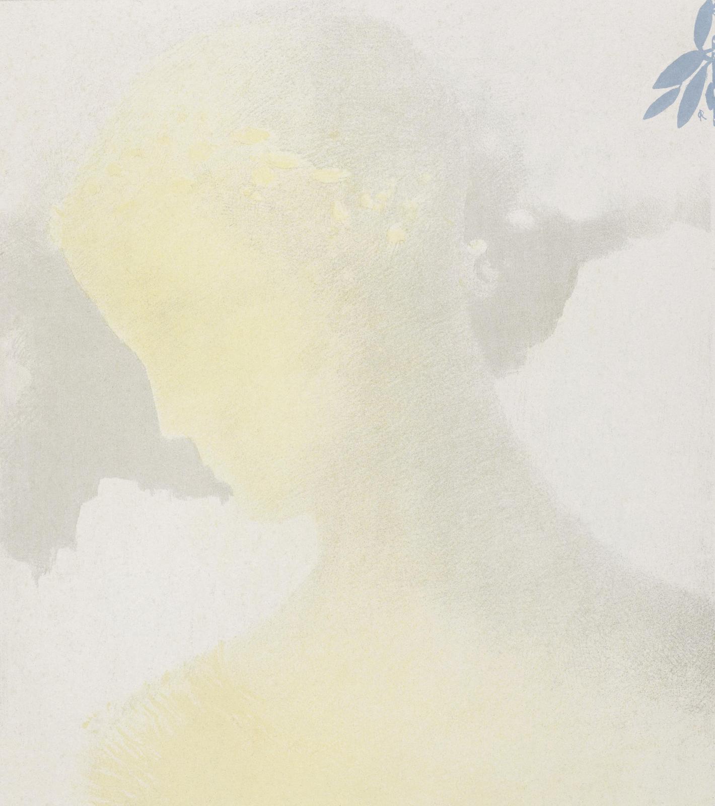 Soft Serenity Female Profile Wall Art