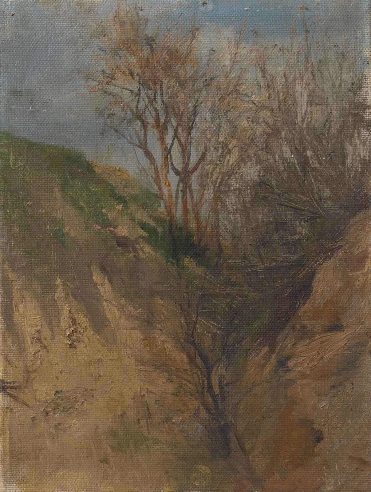Rustic Landscape Bare Tree Wall Art