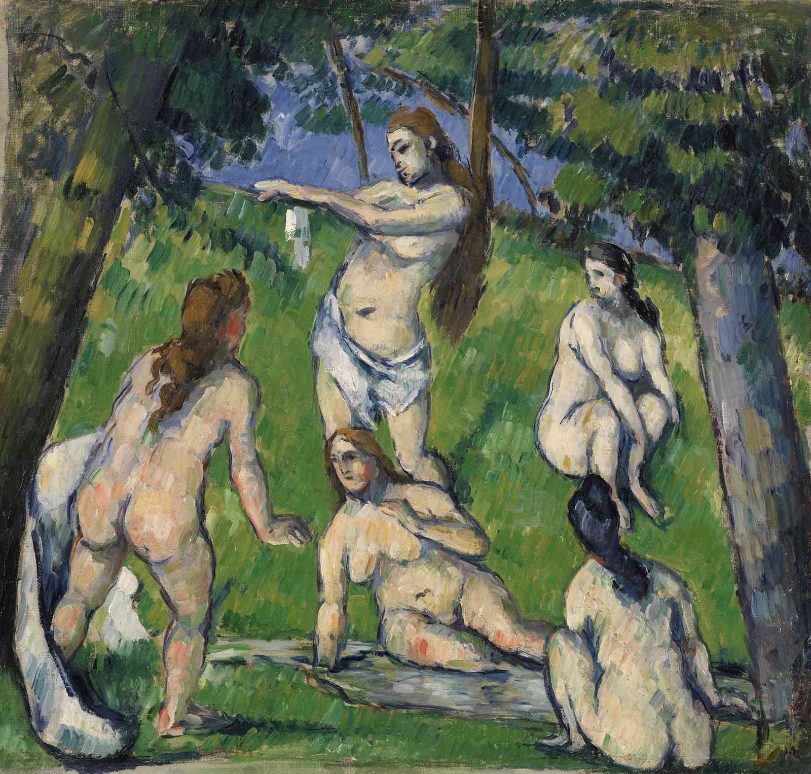 Classical Nude Figures in Nature Wall Art