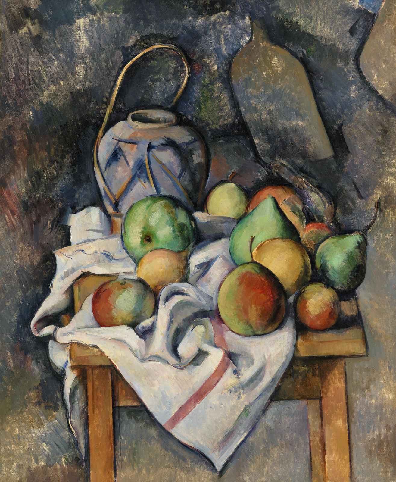 Vase and Fruit Still Life Wall Art
