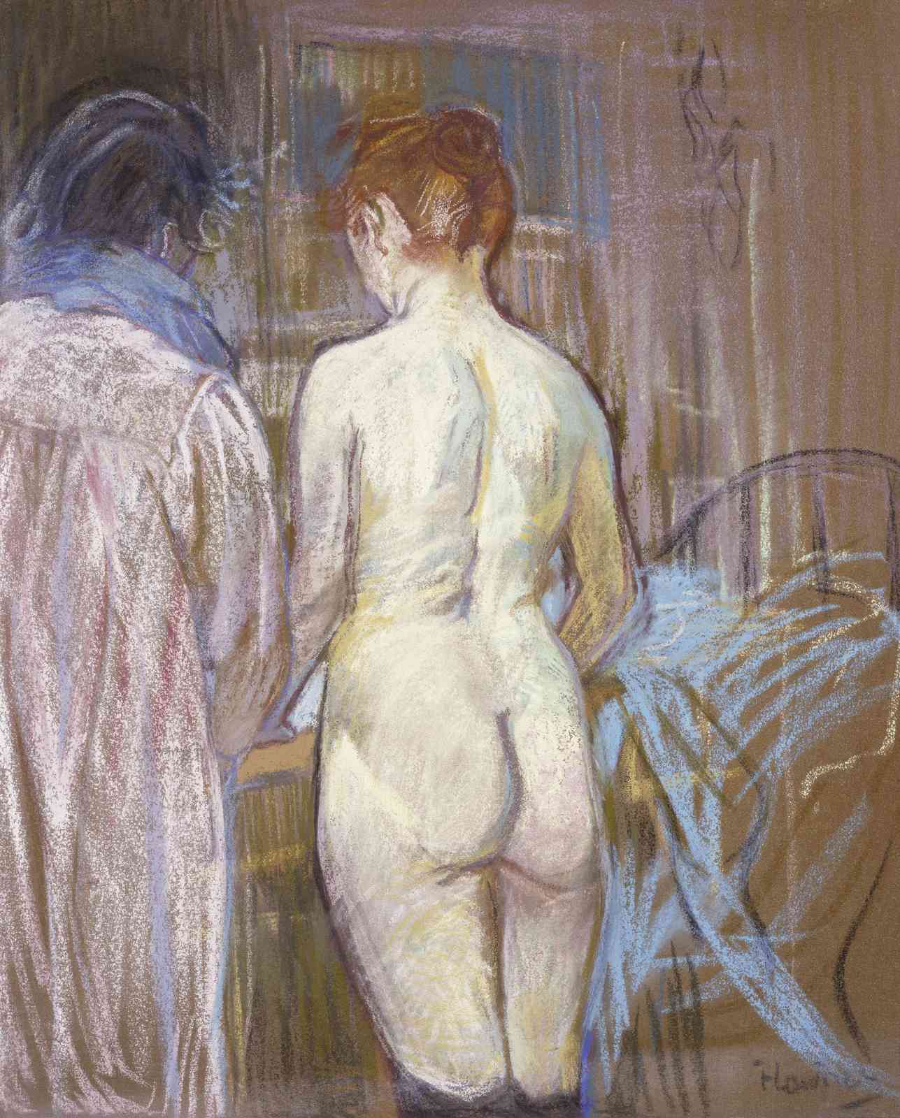 Impressionist Nude Duo Wall Art