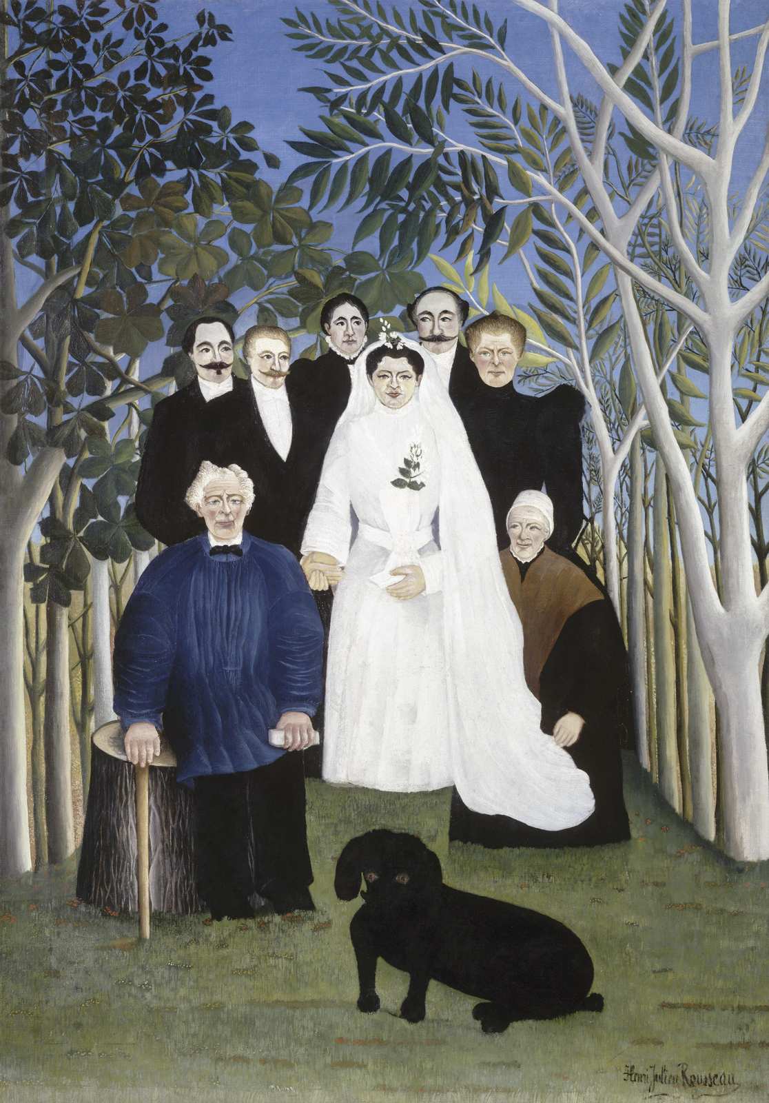 The Wedding Family Forest Wall Art