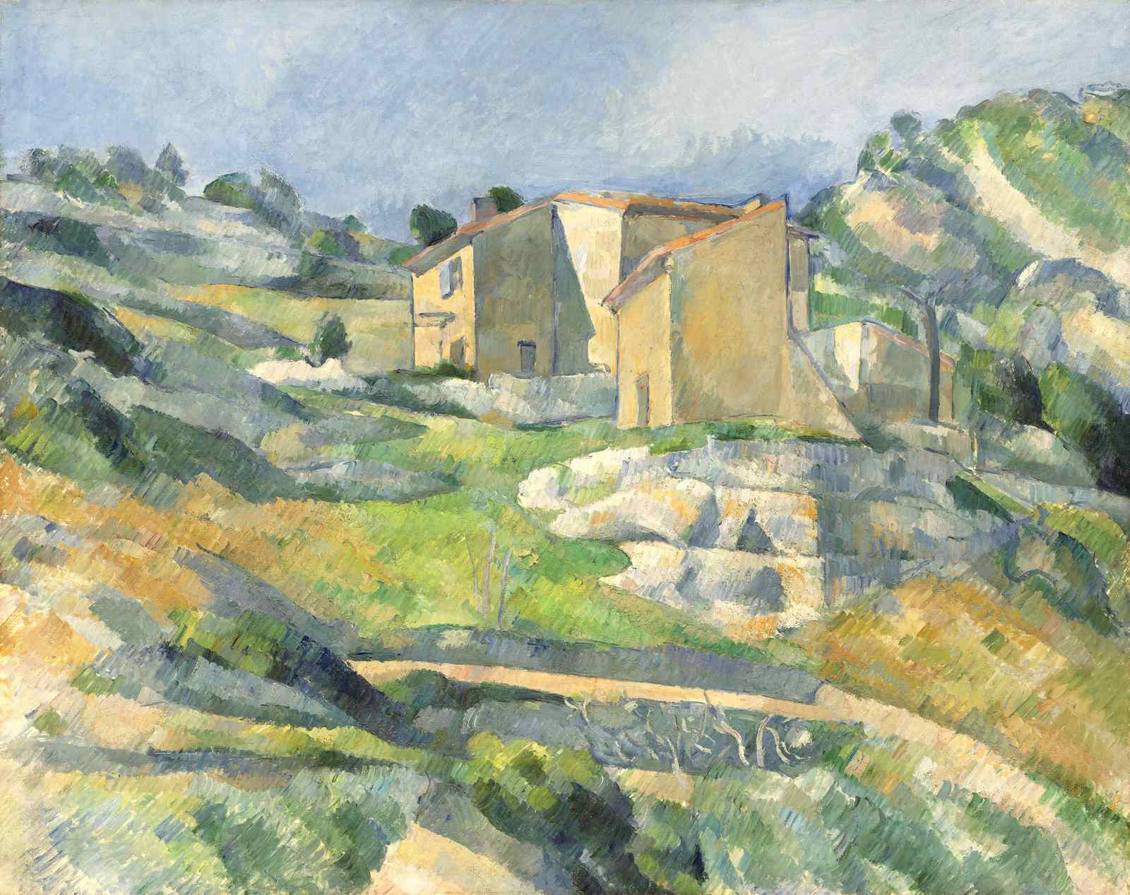 Impressionist Landscape House Wall Art