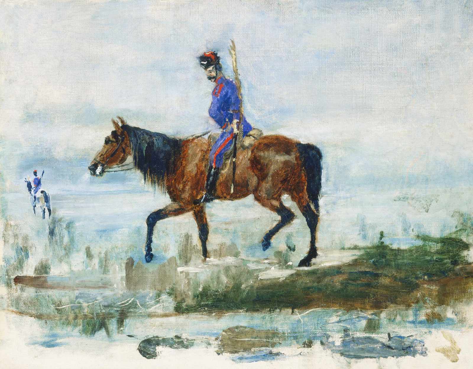 Equestrian Soldier on Horseback Wall Art