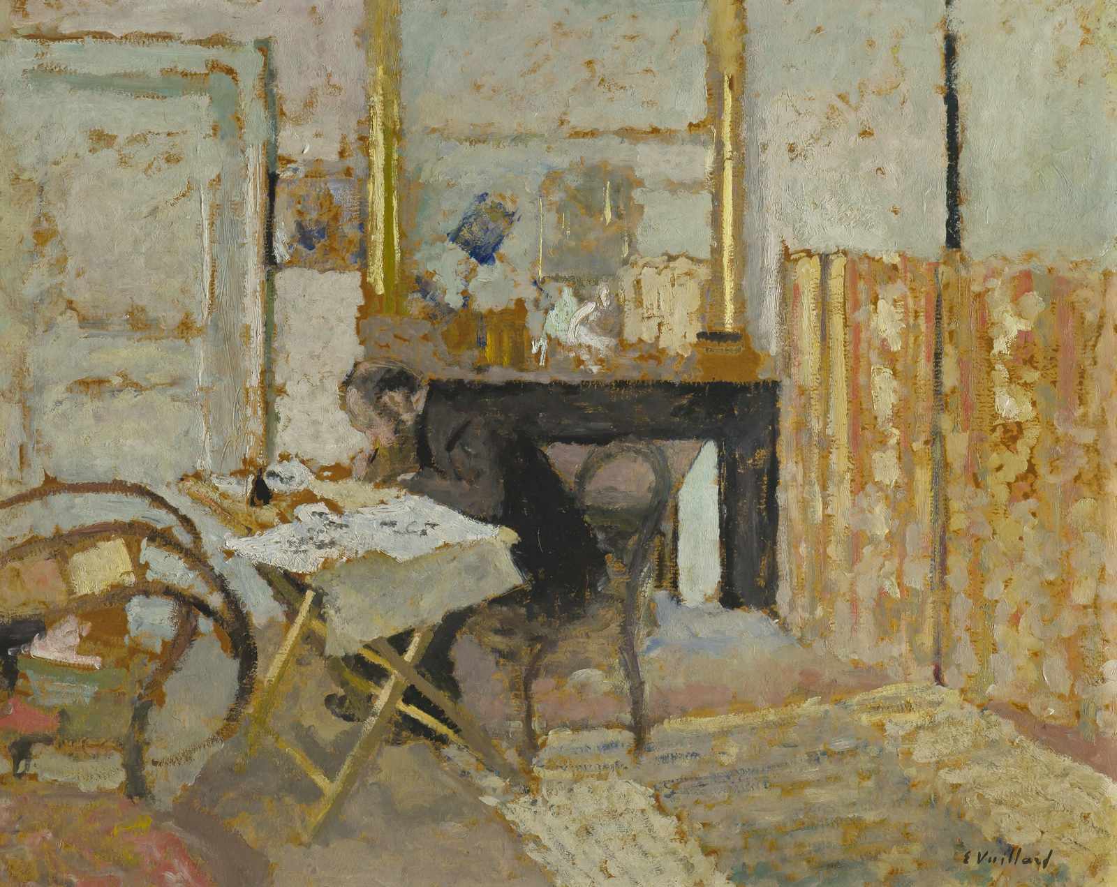 Vintage Interior Scene Wall Art