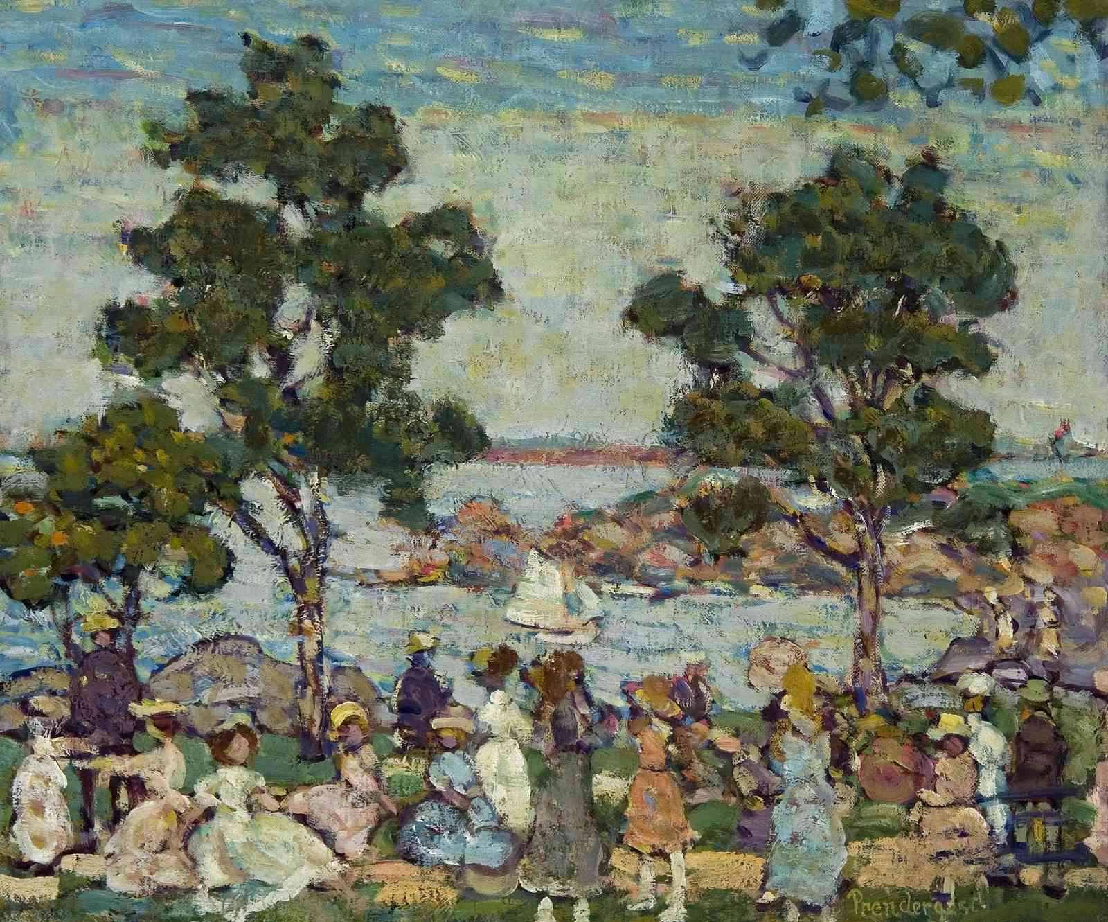 Impressionist Garden Gathering Wall Art