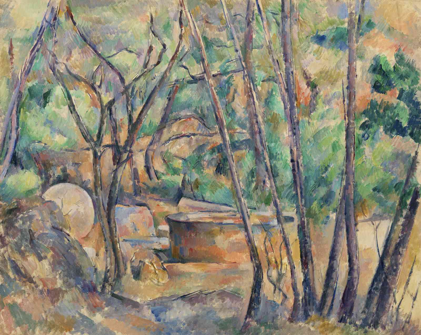 Impressionist Forest Landscape Wall Art
