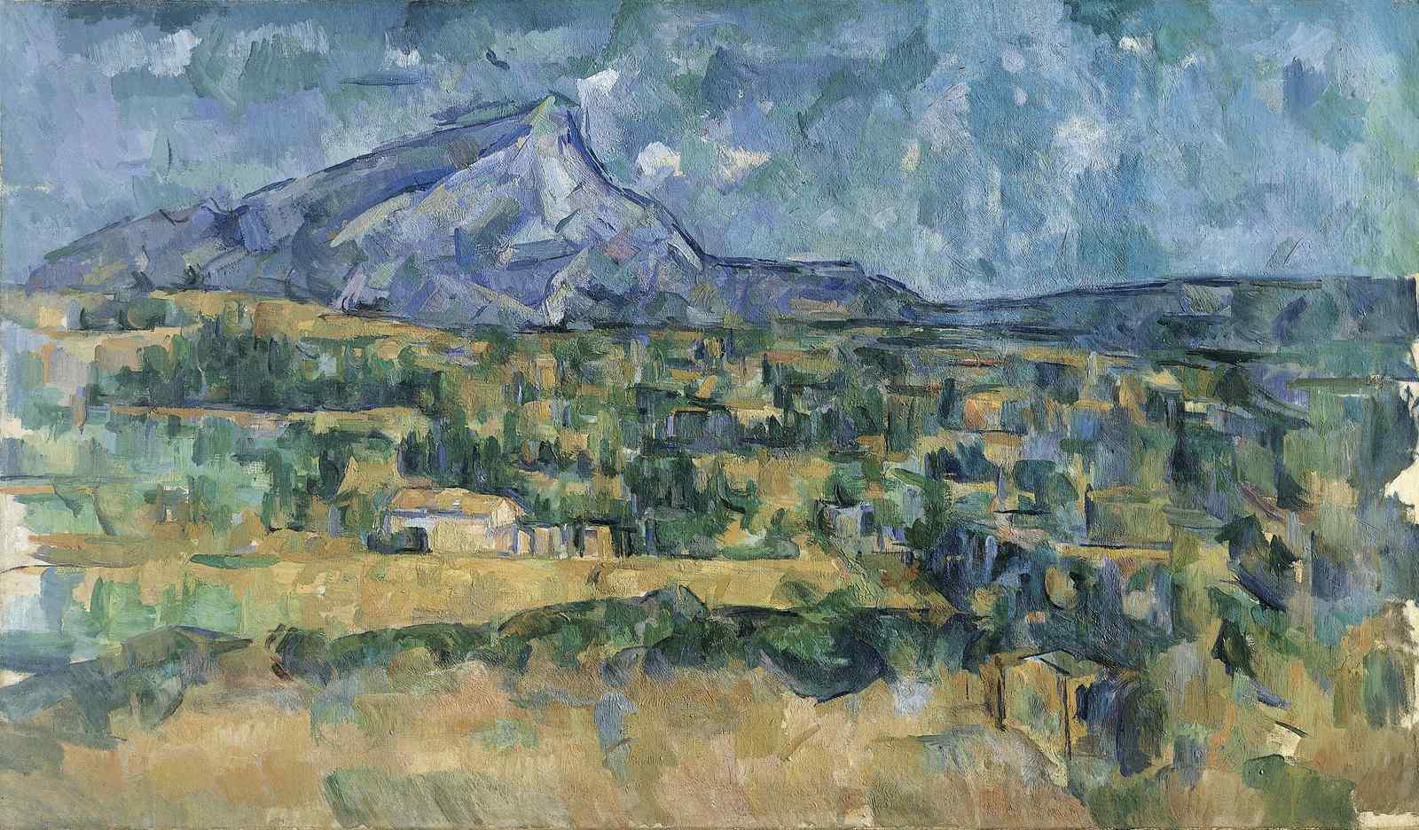 Post-Impressionist Mountain Landscape Wall Art