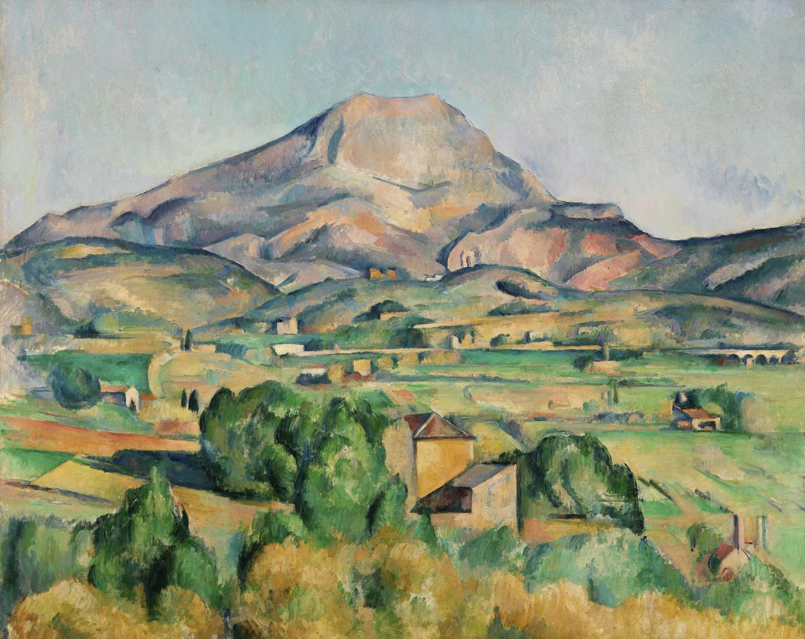 Mont Sainte-Victoire Landscape Wall Art
