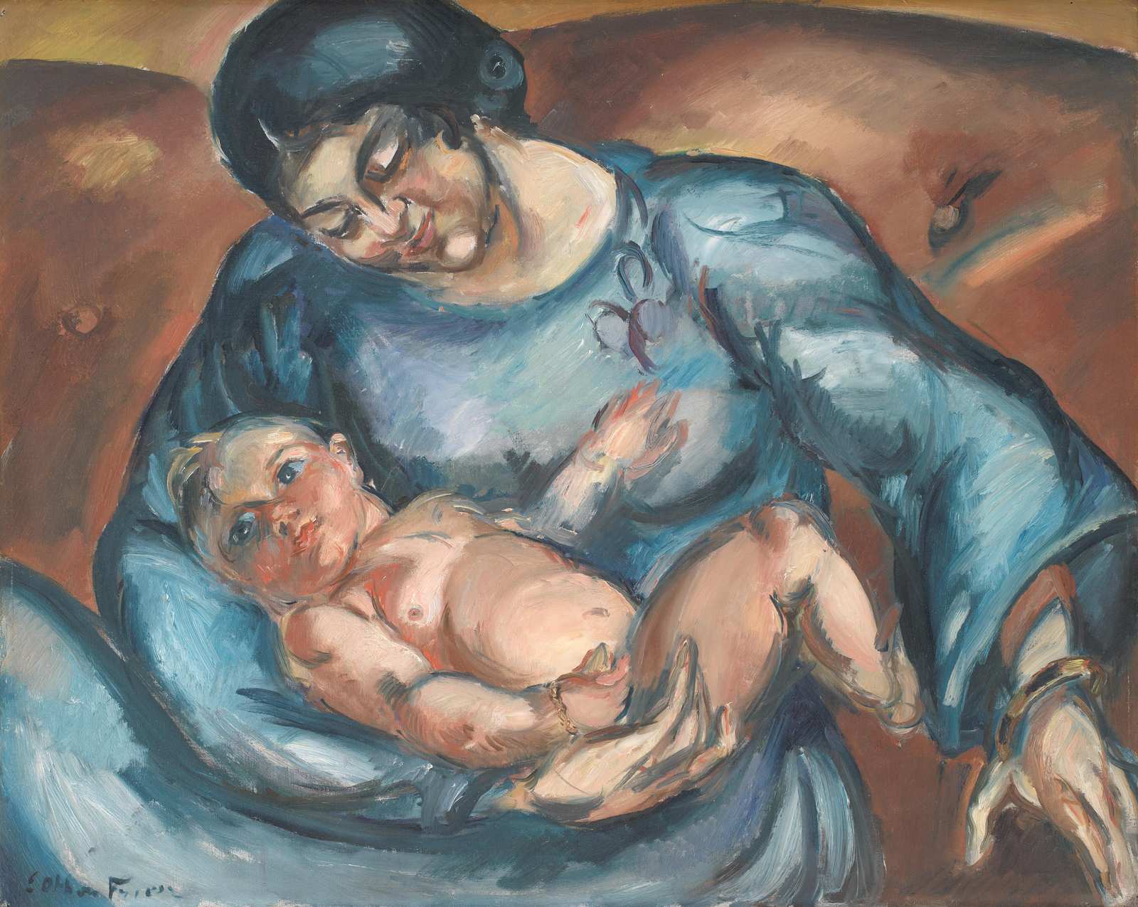 Mother and Child Embrace Wall Art