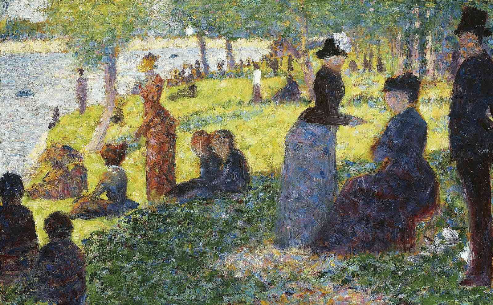 Impressionist Park Scene Wall Art