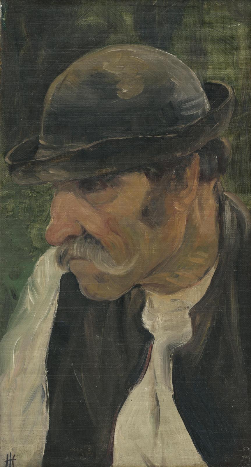 Intriguing Gentleman Portrait Wall Art