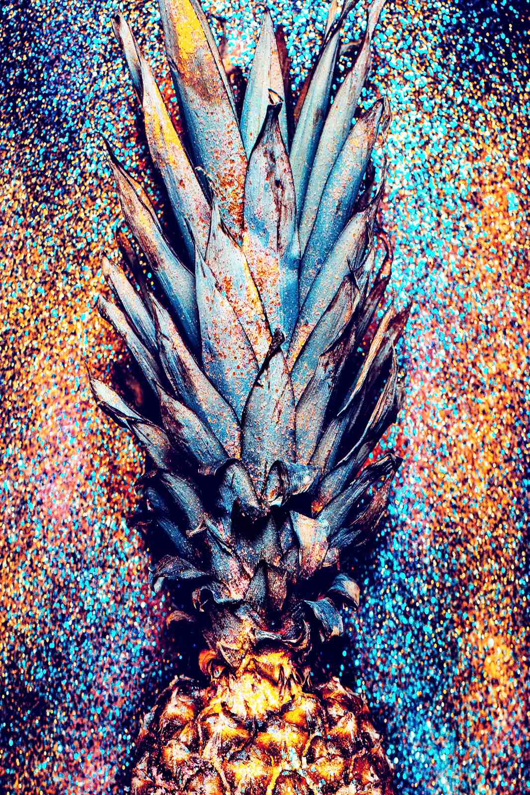 Sparkling Pineapple Pop Art Wall Art