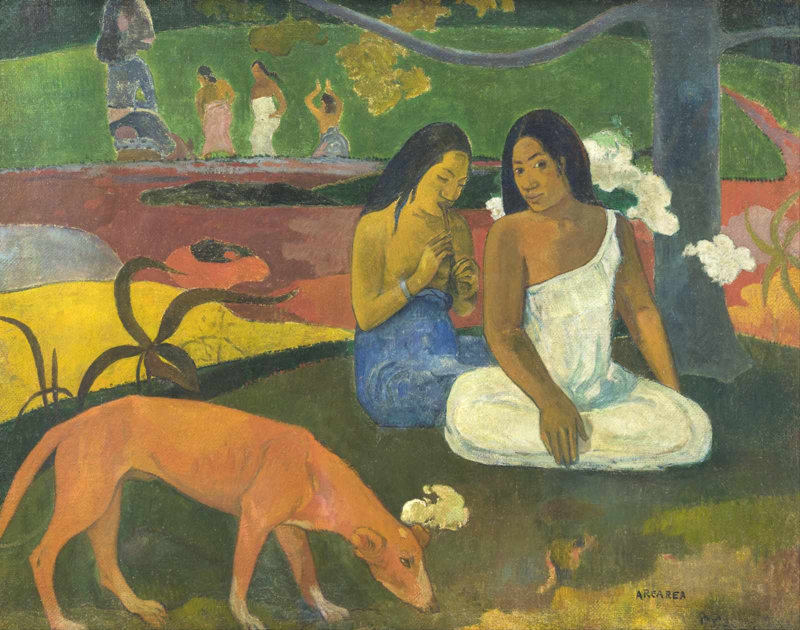 Gauguin "Arearea" Tahitian Women Wall Art