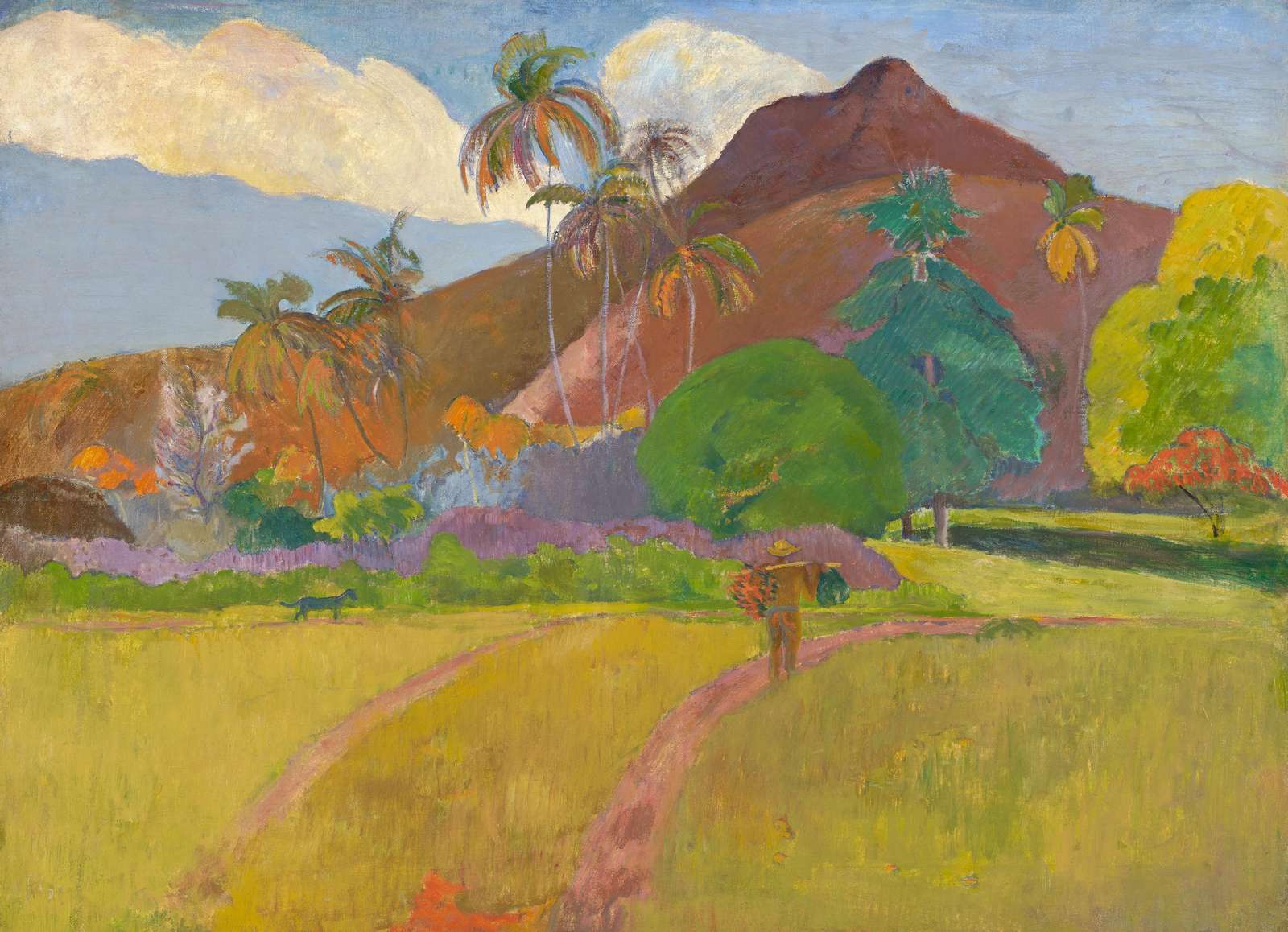 Vibrant Tropical Landscape Wall Art