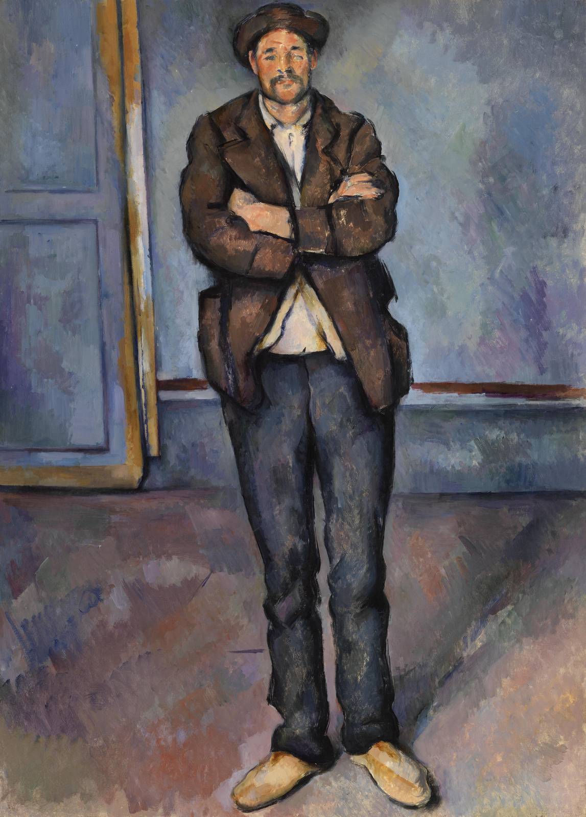 Boy in a Red Vest Portrait Wall Art