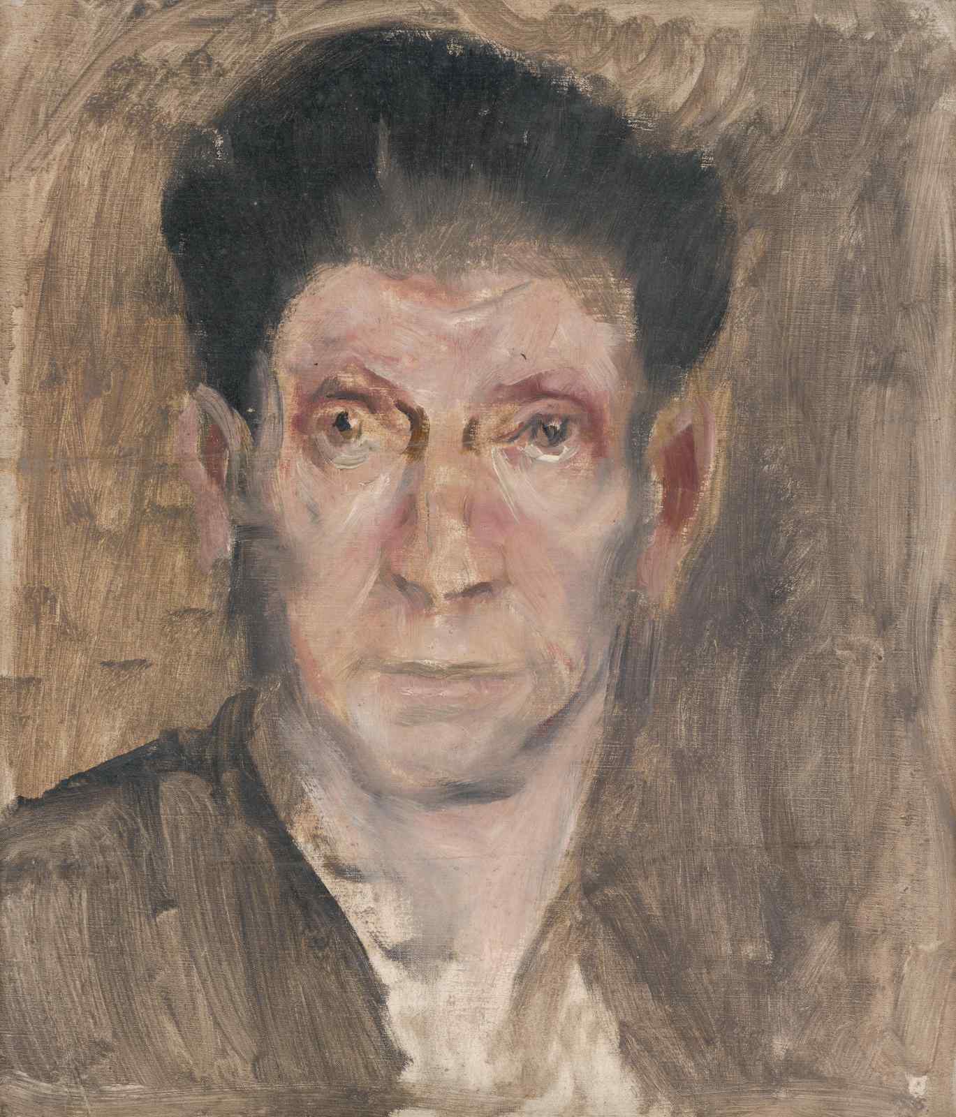 Intense Portrait Expressionist Wall Art Wall Art