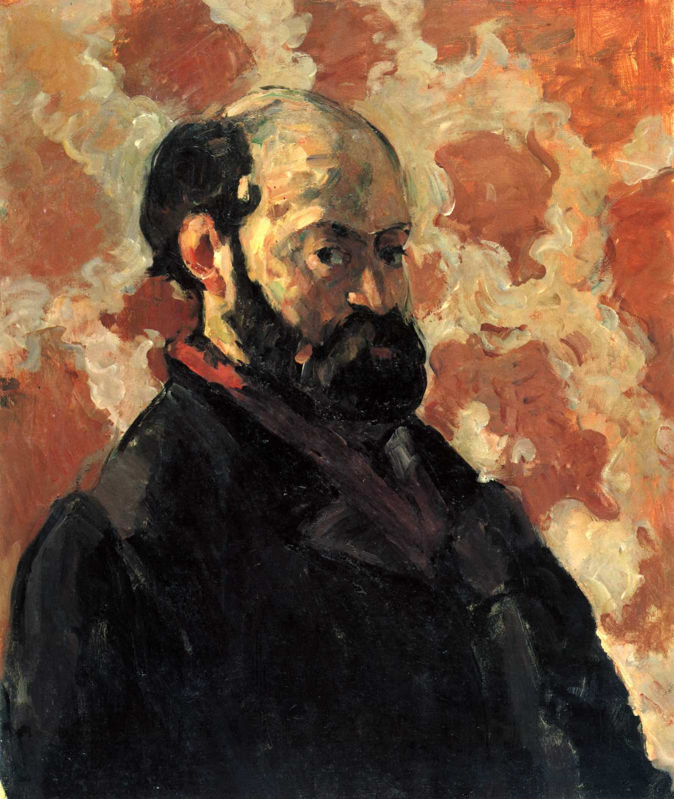 Post-Impressionist Portrait "Man with Red Scarf" Wall Art