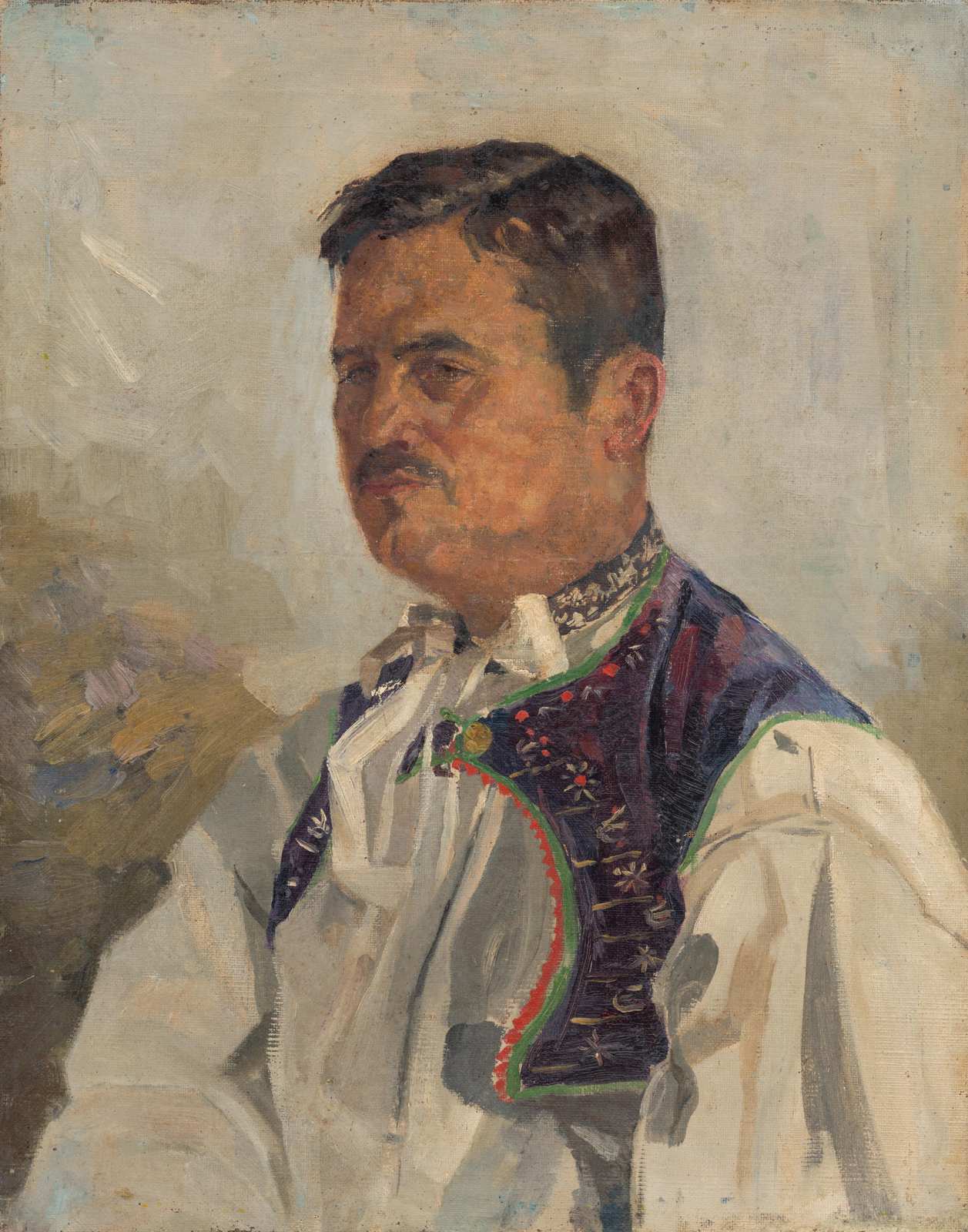 Classic Portrait of a Man Wall Art