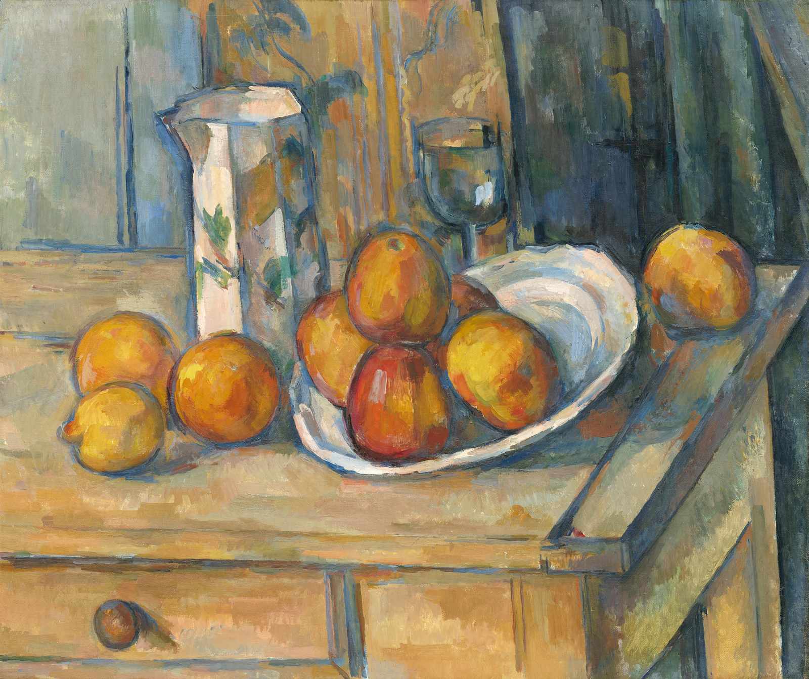 Vibrant Fruit Still Life Oil Painting Wall Art