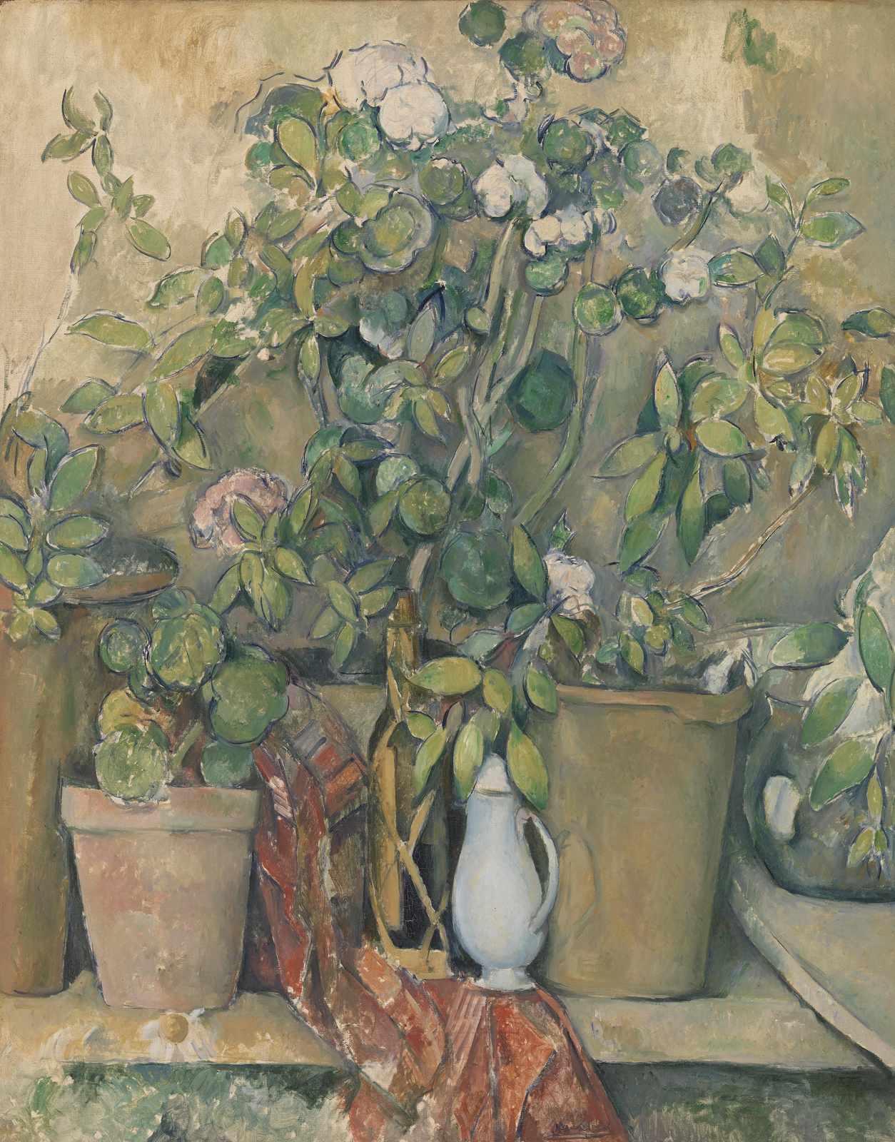 Botanical Still Life with Pitcher Wall Art