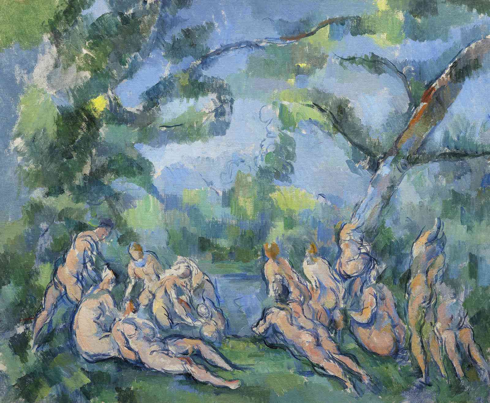 Bathers Serene Nature Wall Art