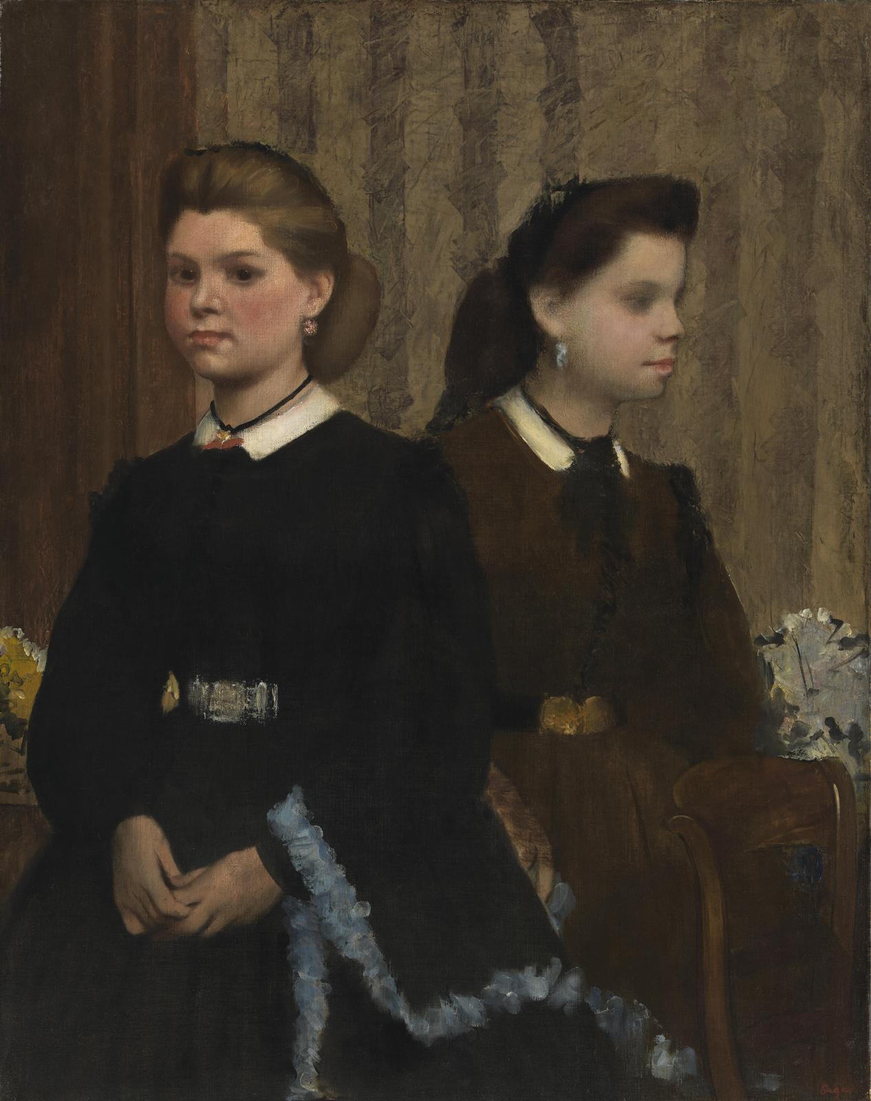 Victorian Sisters Portrait Wall Art