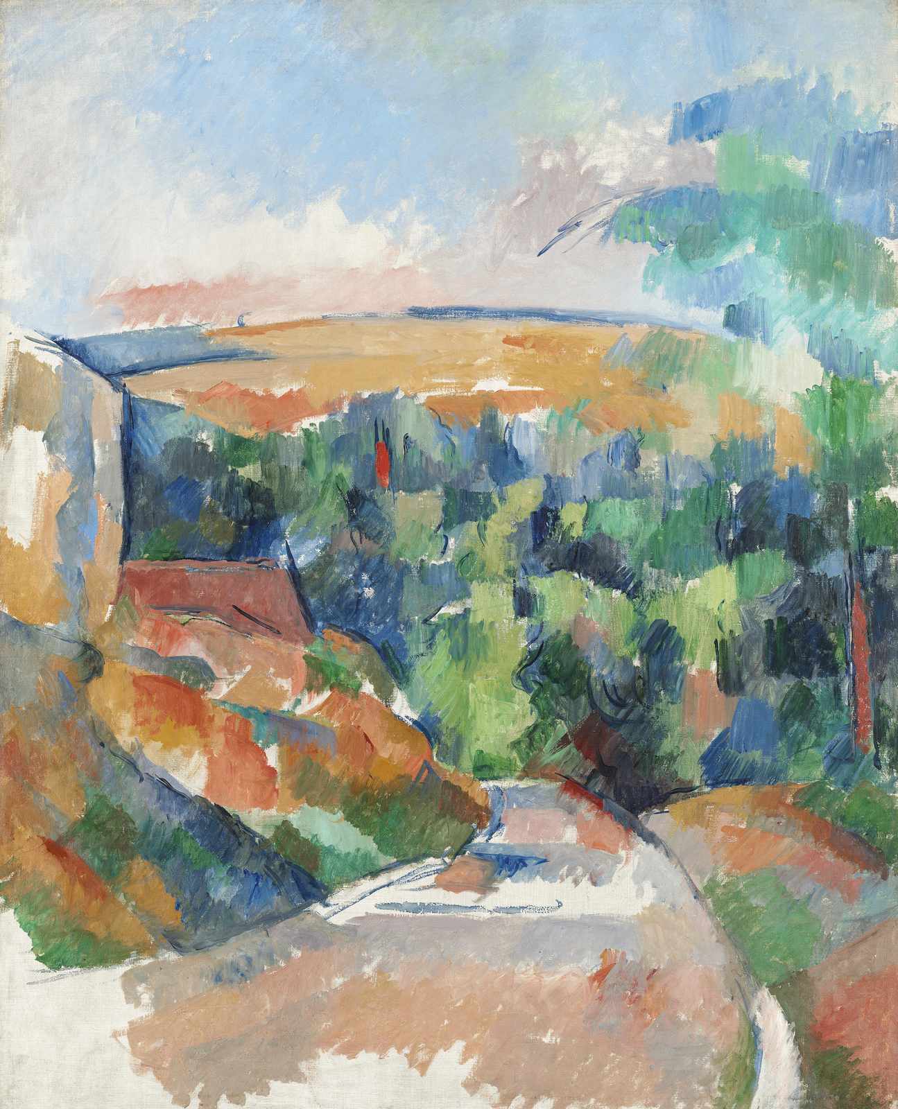Impressionist Landscape "Hillside" Wall Art