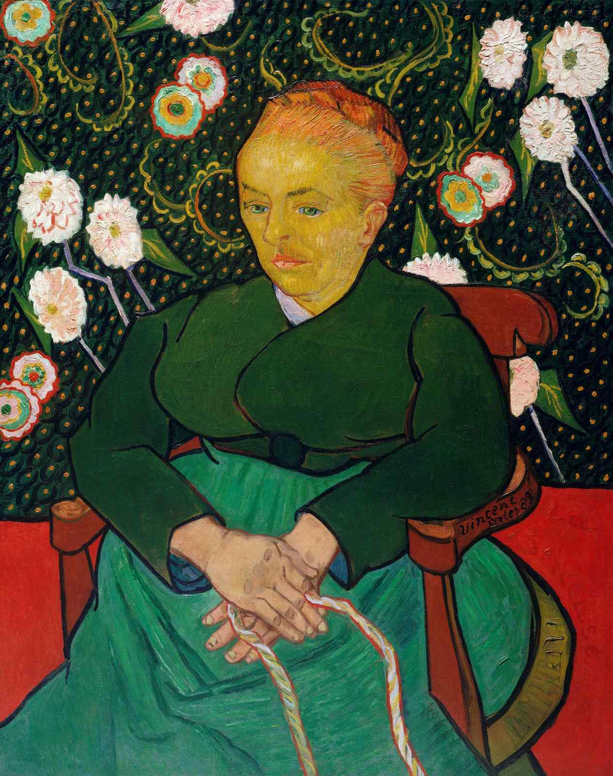 Van Gogh Portrait "La Mousmé" Wall Art