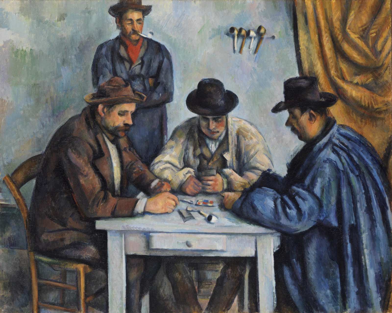 Vintage Card Players Art Wall Art