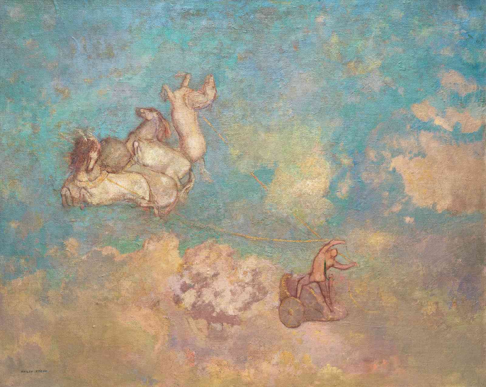 Mythological Chariot Ride Wall Art