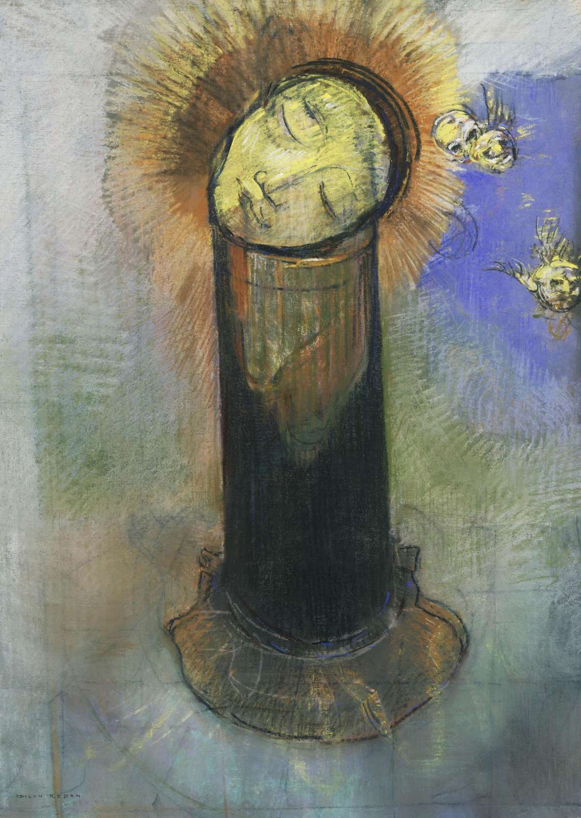 Mystical Figure Dreamscape Wall Art