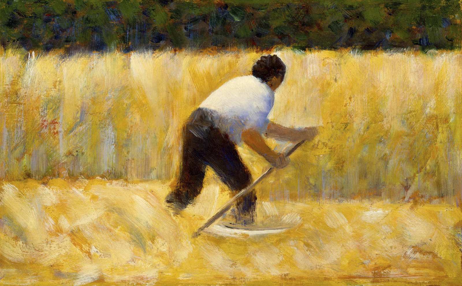 Golden Harvest Farmer Wall Art