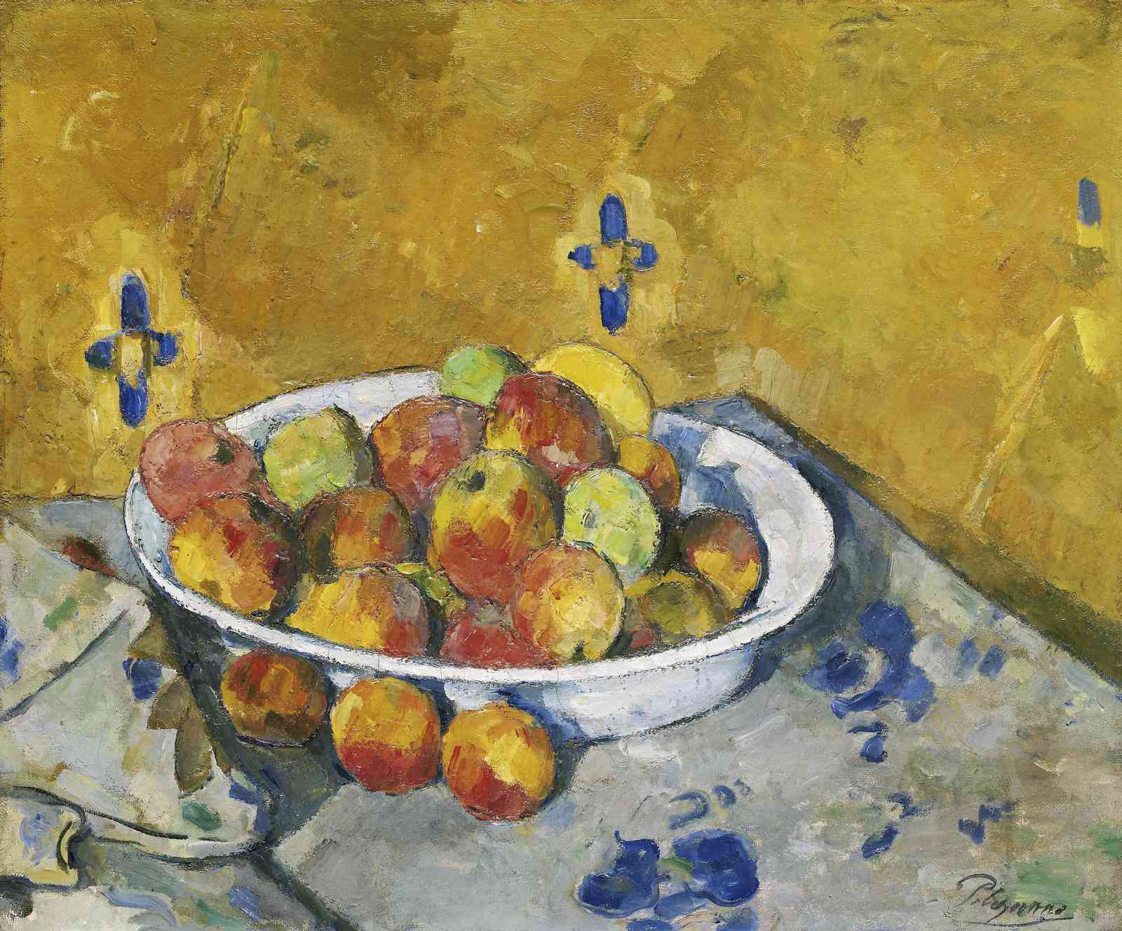 Vibrant Still Life Apples Wall Art