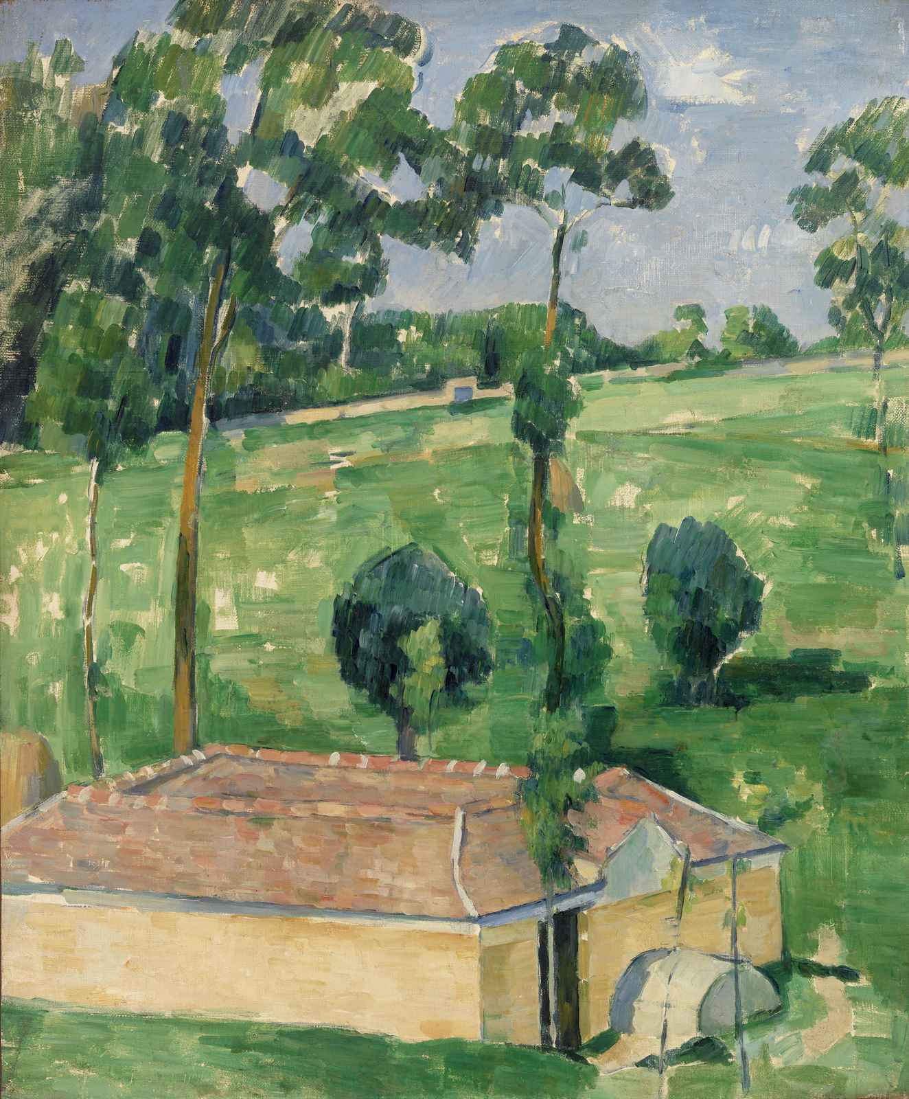 Vibrant Landscape: Impressionist Countryside Wall Art