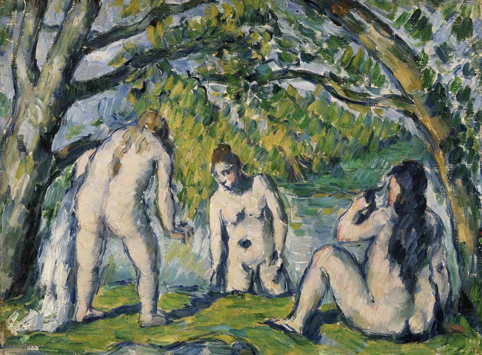 Bathers by a River Classic Art Wall Art