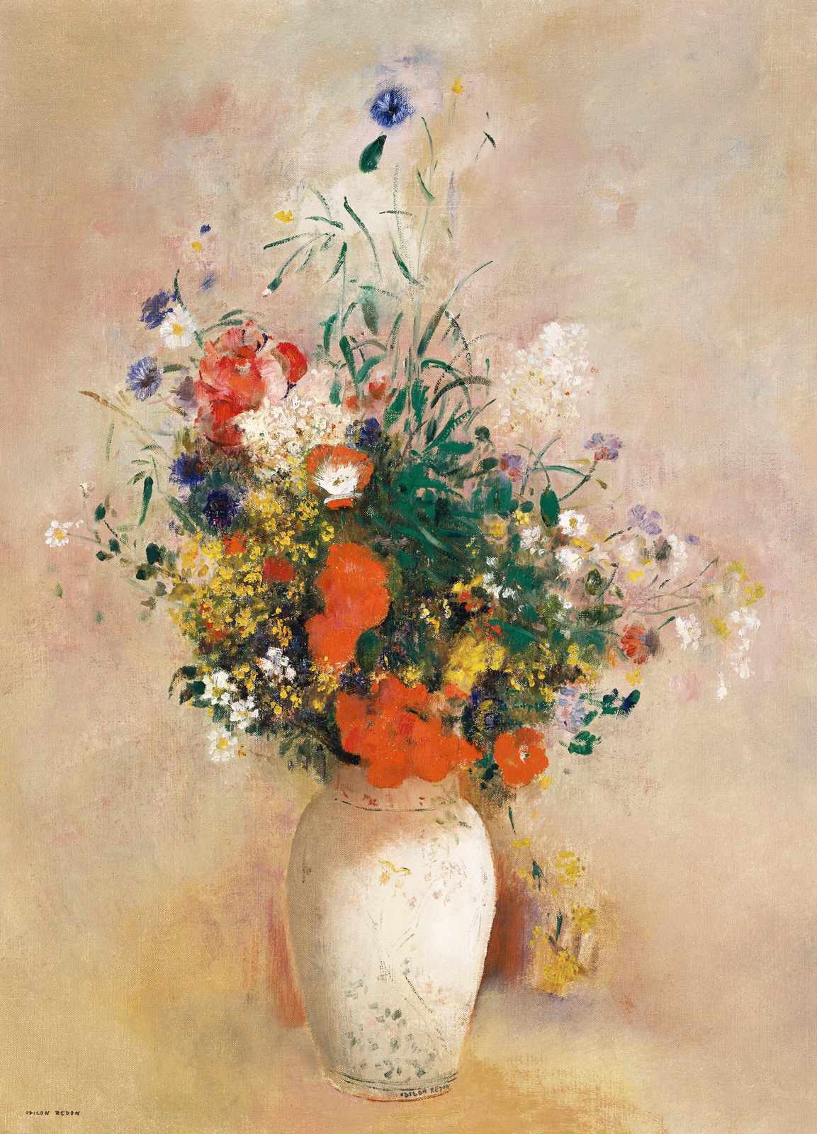 Vibrant Wildflower Bouquet Wall Art