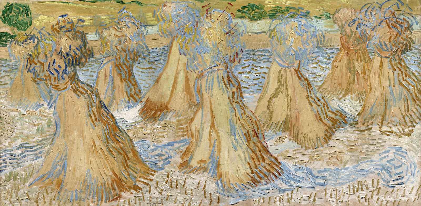 Van Gogh Haystacks Wall Art - Impressionist Art