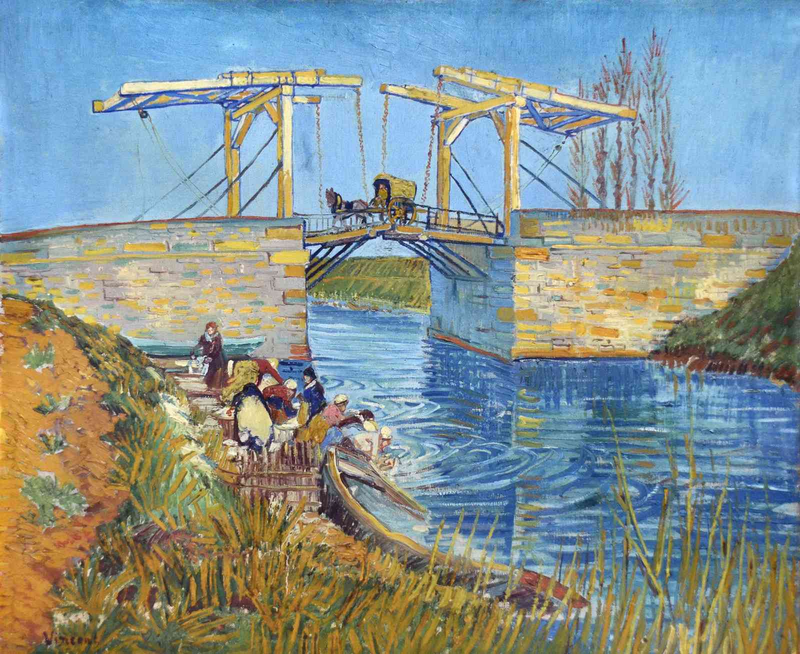 Van Gogh Bridge at Arles Wall Art