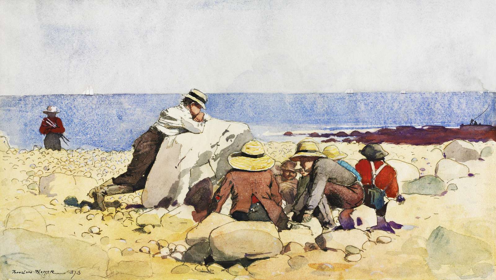 Beach Boys Nautical Scene Wall Art