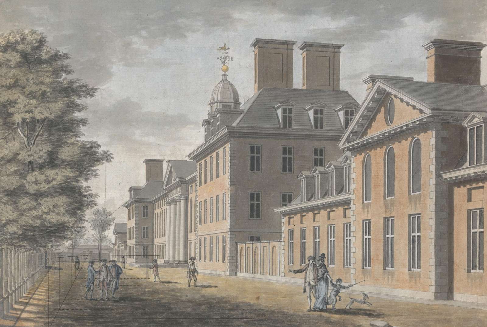 Historic Georgian Architecture Wall Art
