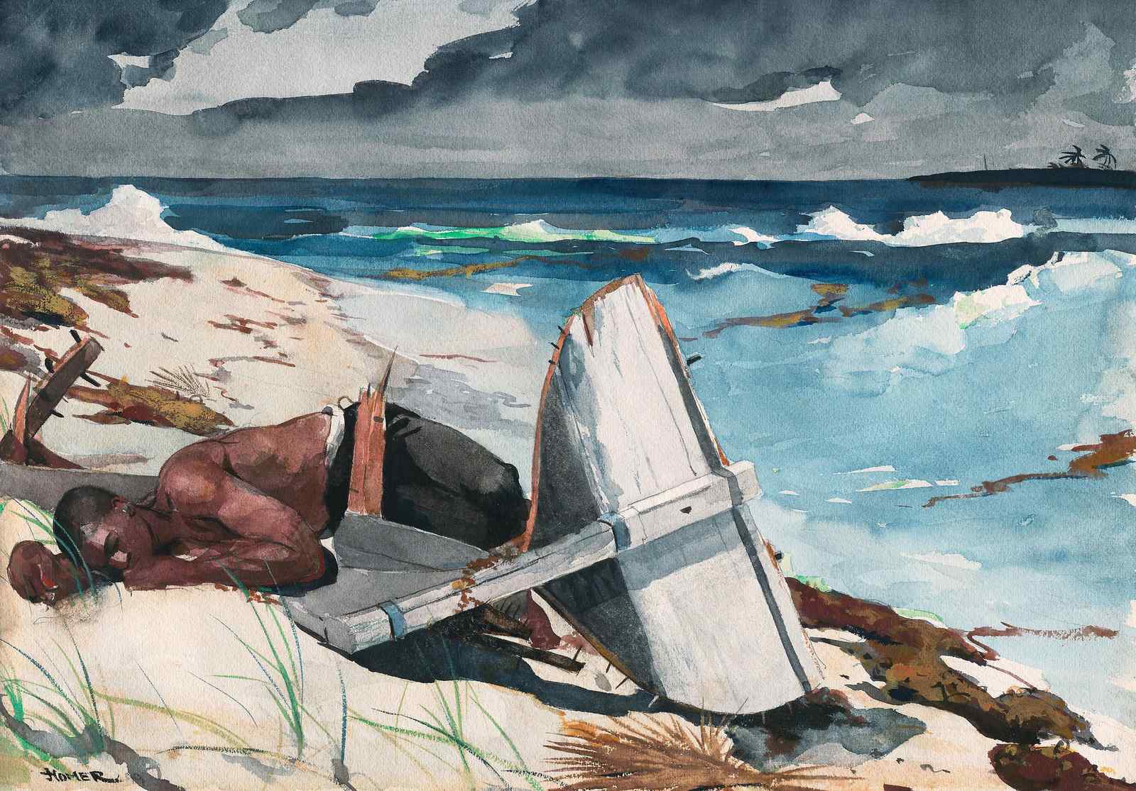 Survivor of Shipwreck Winslow Homer Wall Art