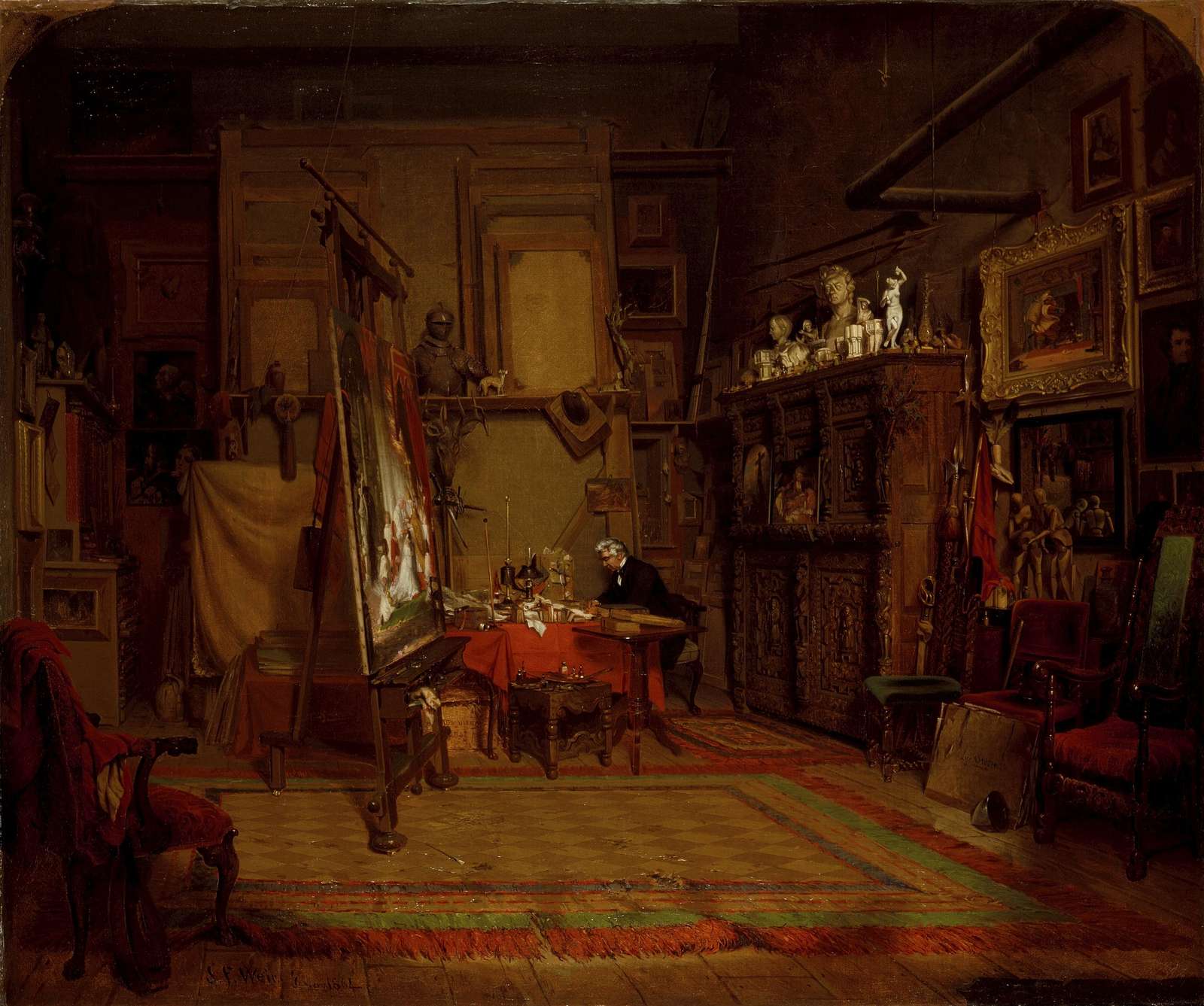 Artist's Studio Masterpiece Wall Art