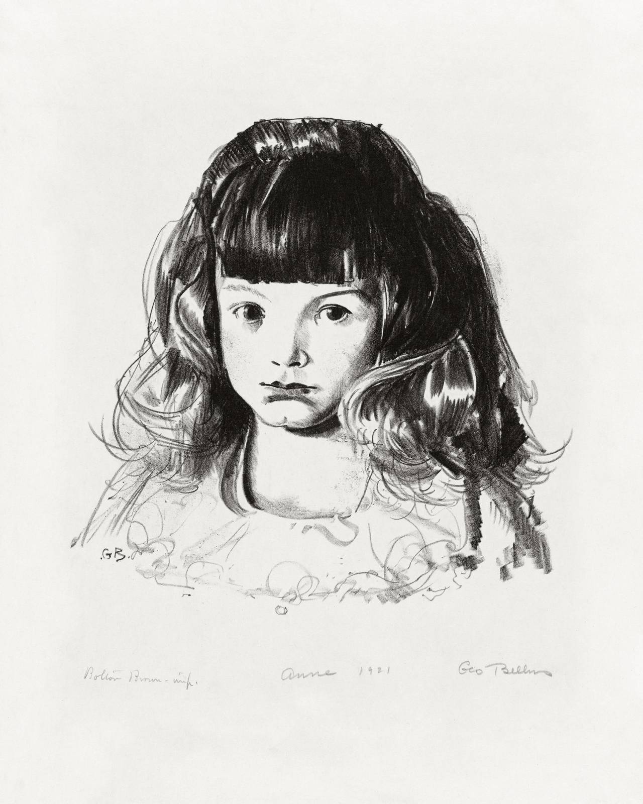 Classic Portrait of Annie 1921 Wall Art